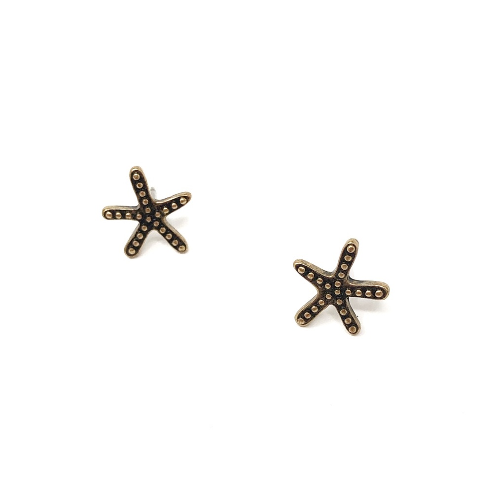 Lucky Brand Starfish Stud Earrings - Picture 2 of 3